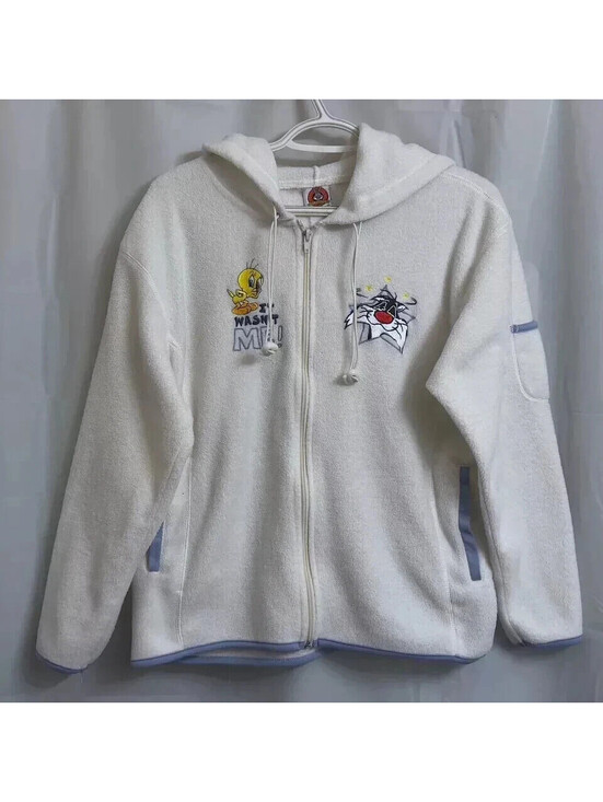 Jackets & Blazers - Looney Tunes Sylvester & Tweety "It Wasn't Me" Fleece Jacket Women's Small?